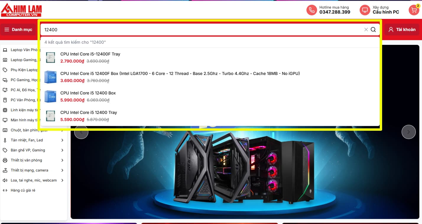 Tìm kiếm sản phẩm