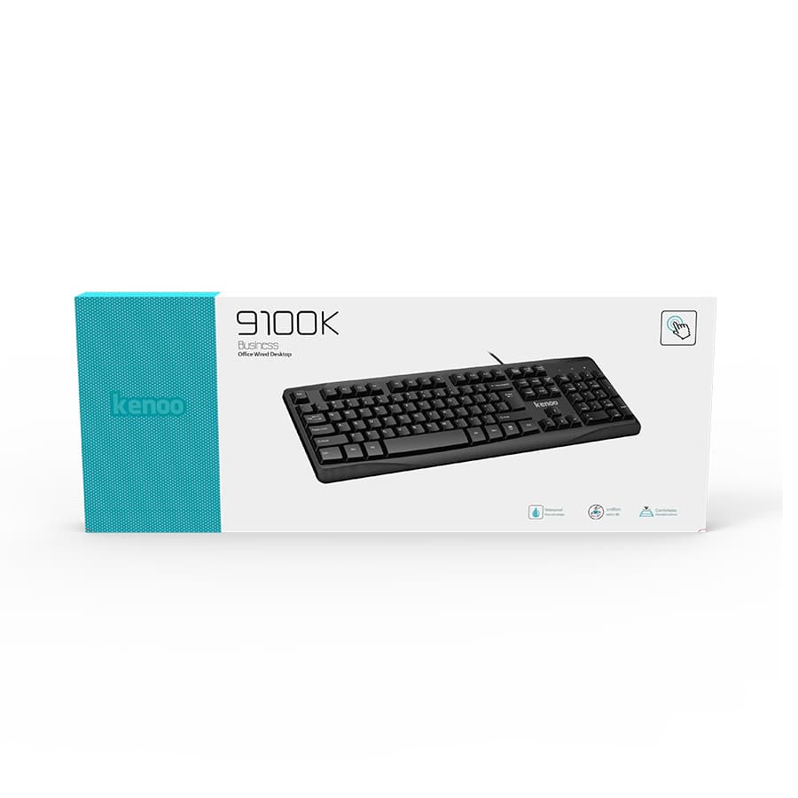 Bàn phím máy tính KENOO 9100K Black