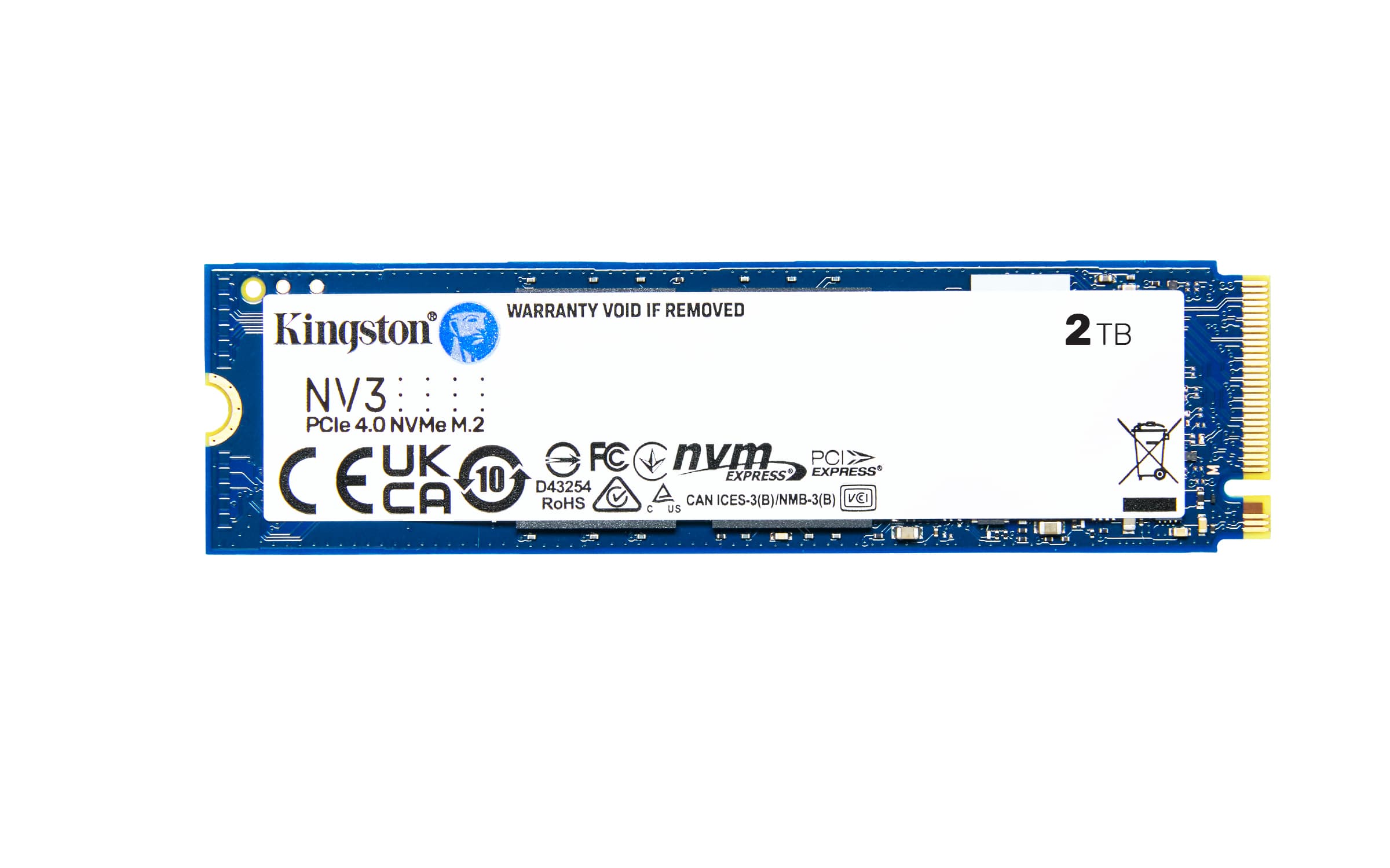 SSD Kingston NV3 2TB M.2 PCIe Gen4 x4 NVMe  