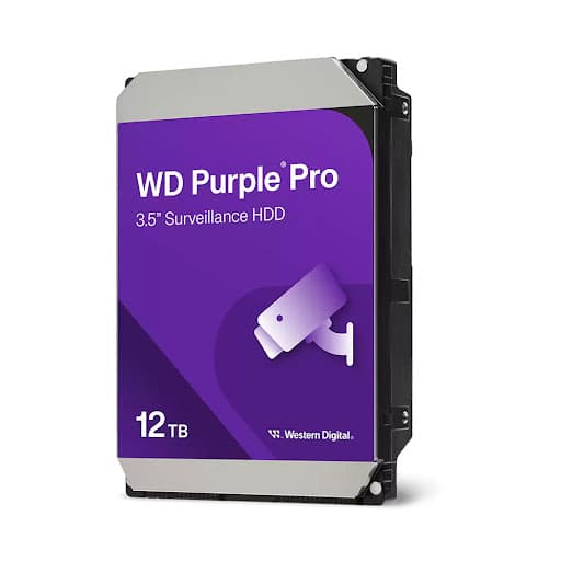 Ổ Cứng Western Digital Purple Pro 12TB 3.5 inch SATA 3 512MB Cache 7200RPM WD122PURP