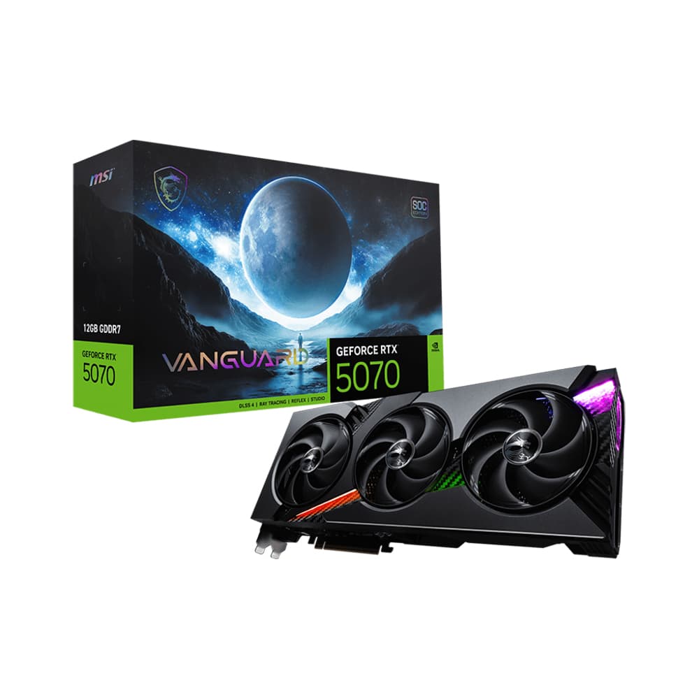 VGA MSI GeForce RTX 5070 12G VANGUARD SOC 
