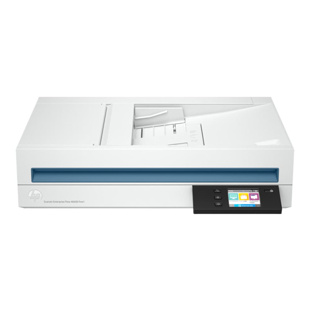 Máy scan HP ScanJet Enterprise Flow N6600 fnw1 20G08A (Scan đảo mặt| mặt kính phẳng| ADF| A4| A5| USB| LAN| WIFI)