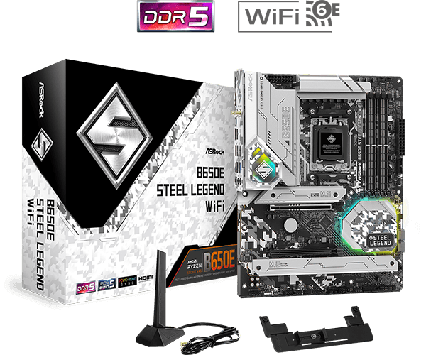 Mainboard Asrock B650E STEEL LEGEND  WIFI DDR5