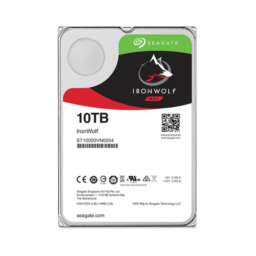 Ổ cứng Seagate Ironwolf 10TB NAS SATA 7200rpm  256MB cache
