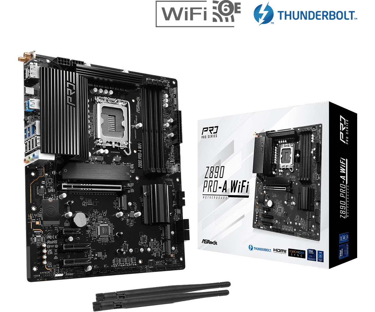 Mainboard Asrock Z890 Pro-A WiFi DDR5