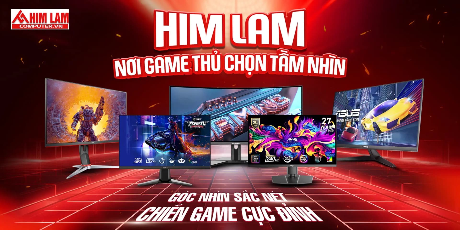 HIM LAM COMPUTER CHÍNH THỨC RA MẮT SLOGAN MỚI – KHẲNG ĐỊNH TẦM NHÌN CÔNG NGHỆ 