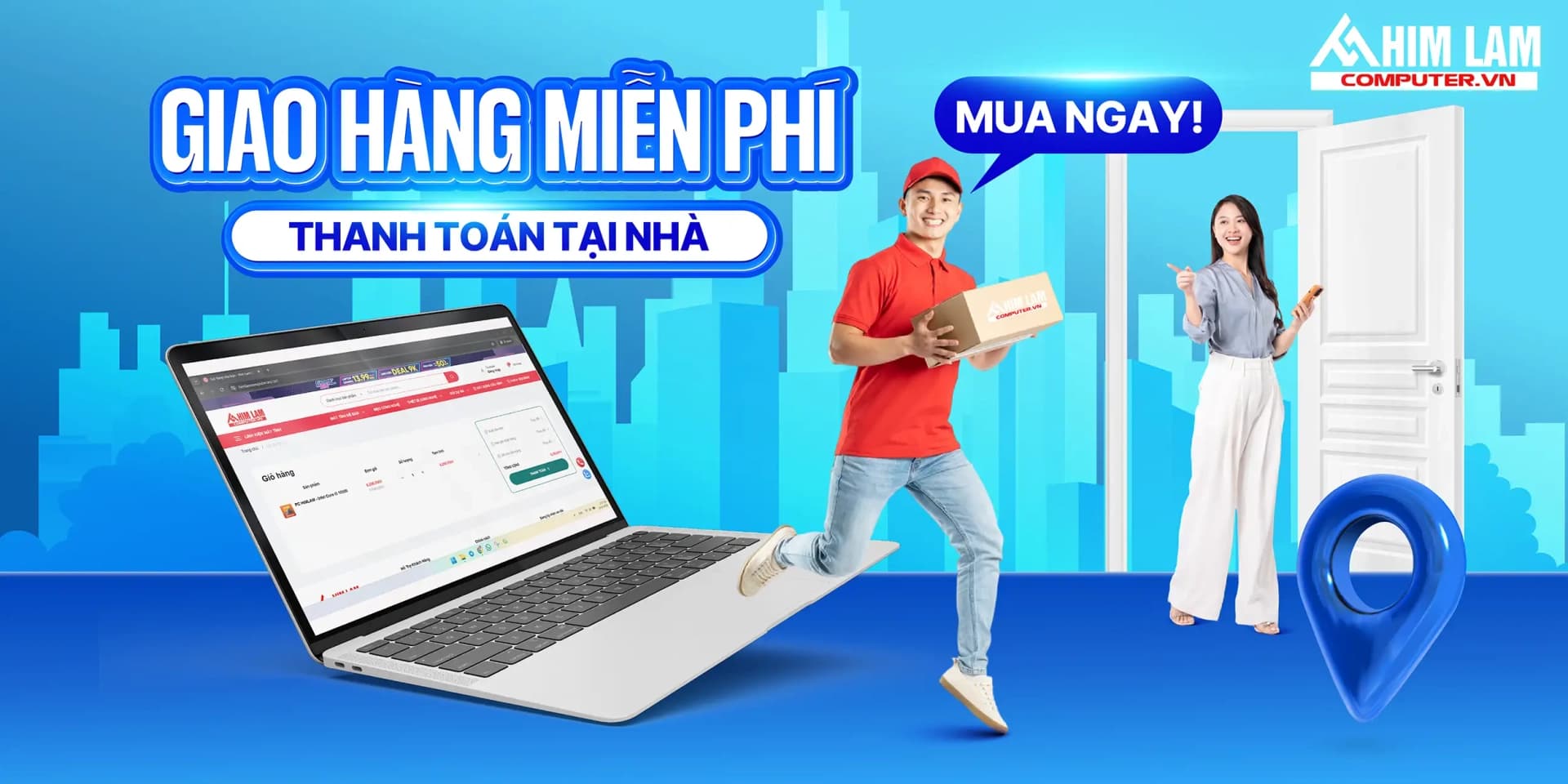 Him Lam Computer triển khai chính sách giao hàng linh hoạt – Nhanh chóng, minh bạch và tối ưu chi phí