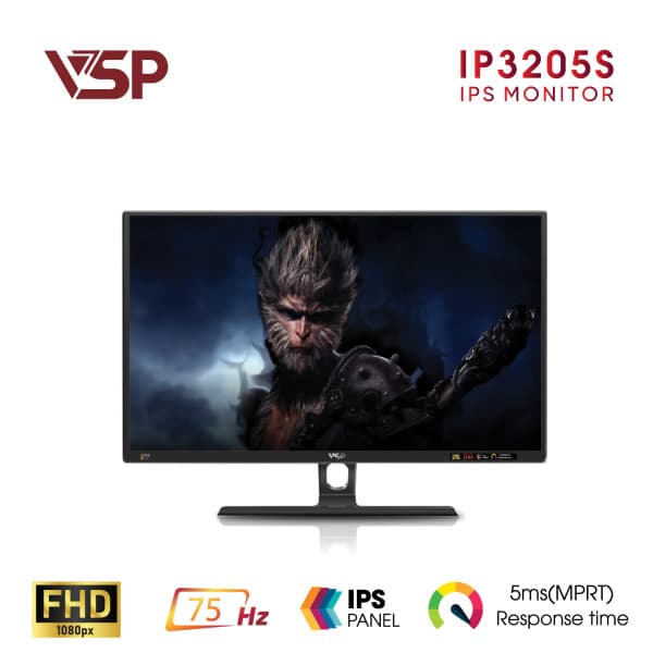 Màn hình LCD 32" VSP IP3205S FHD IPS 75Hz 8Ms Phẳng