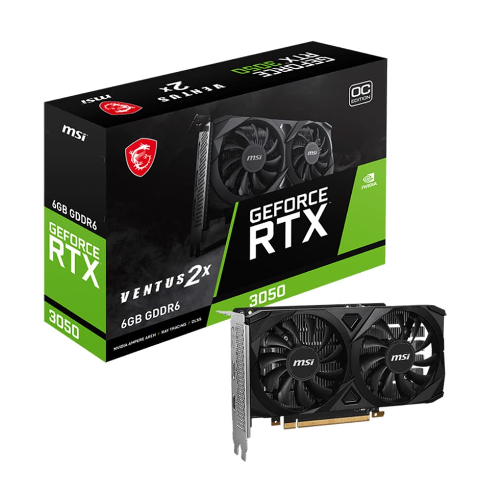 VGA MSI RTX 3050 VENTUS 2X 6GB OC