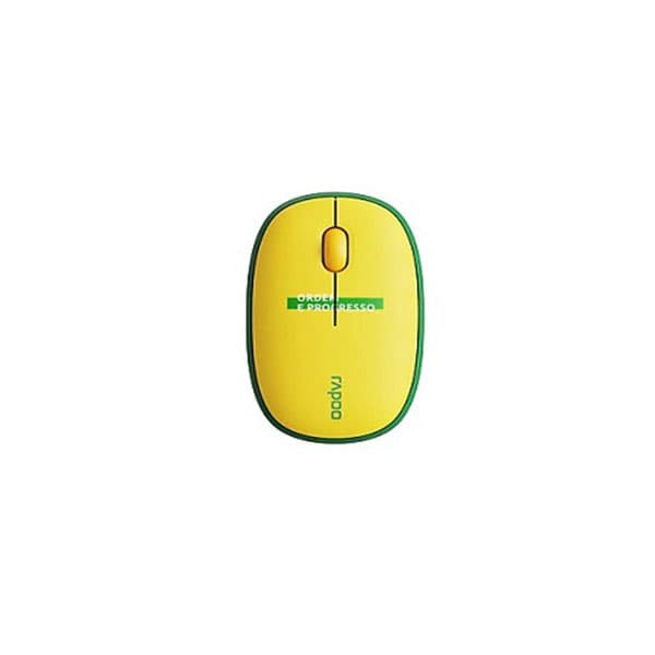 Chuột không dây Rapoo M650 Silent Brazil Yellow Green