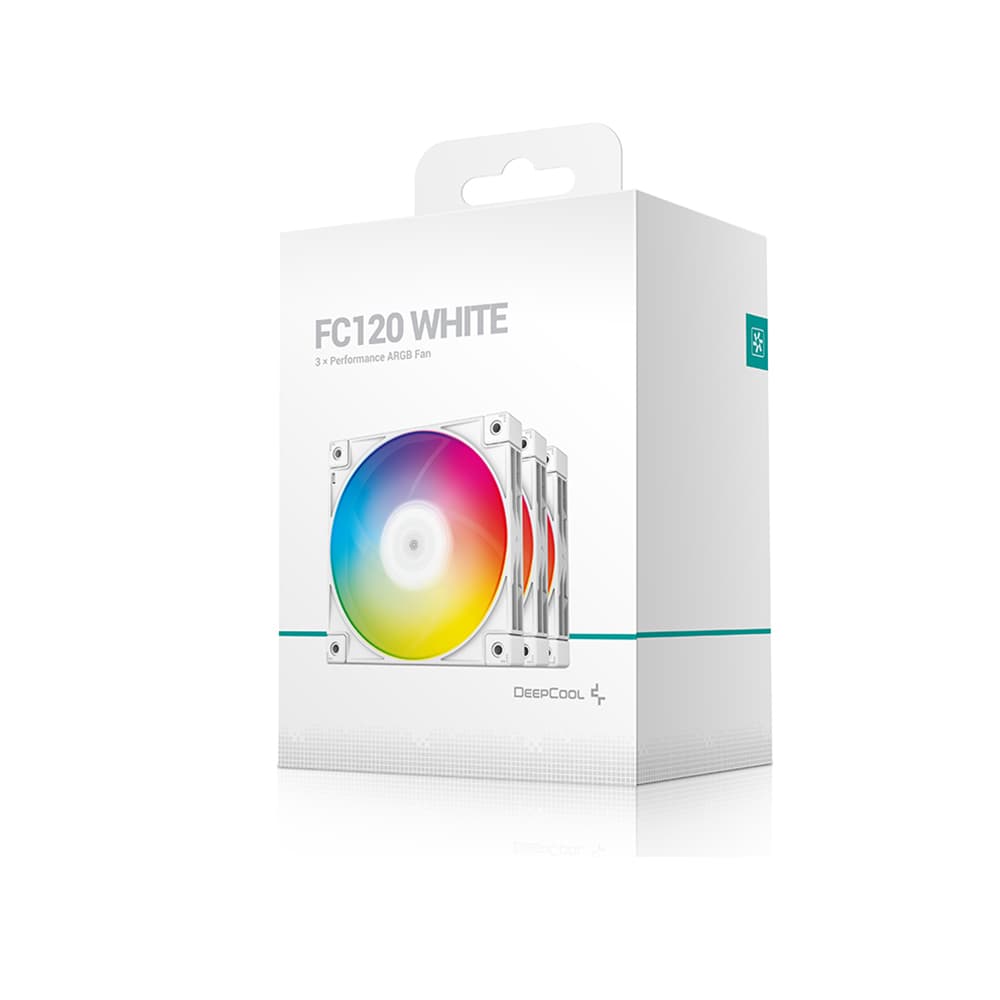 Bộ Fan Case Deepcool FC120 White ARGB