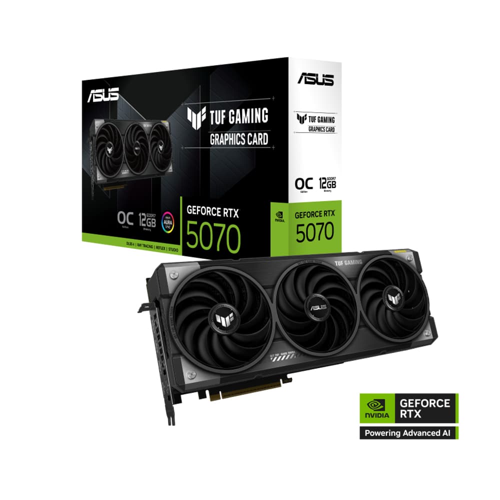 VGA ASUS TUF Gaming RTX 5070 12GB GDDR7 OC Edition