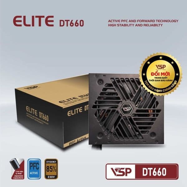 Nguồn máy tính VSP ELITE DT660 - 650W