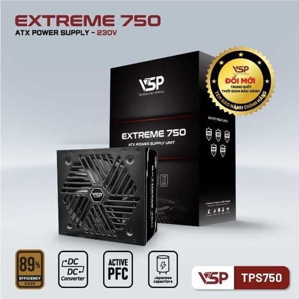 Nguồn máy tính VSP EXTREME TPS750 750W