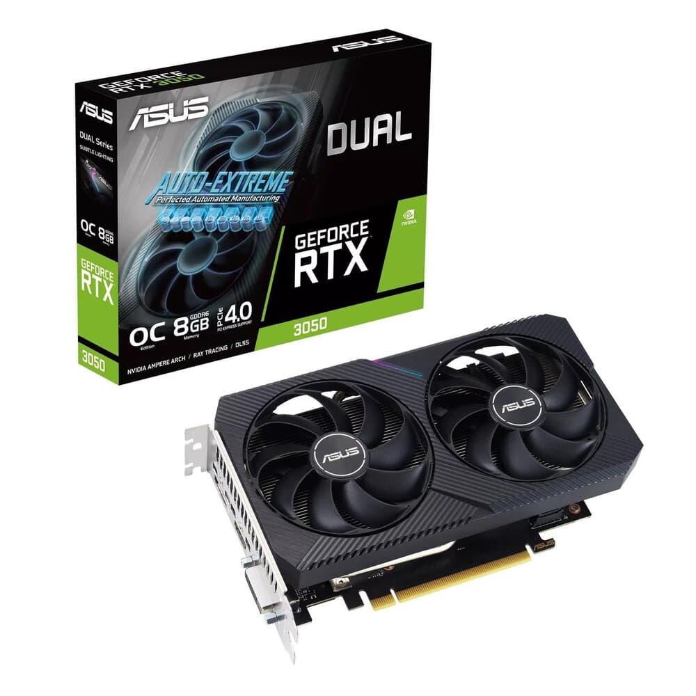 VGA ASUS Dual GeForce RTX 3050 8GB V2 GDDR6
