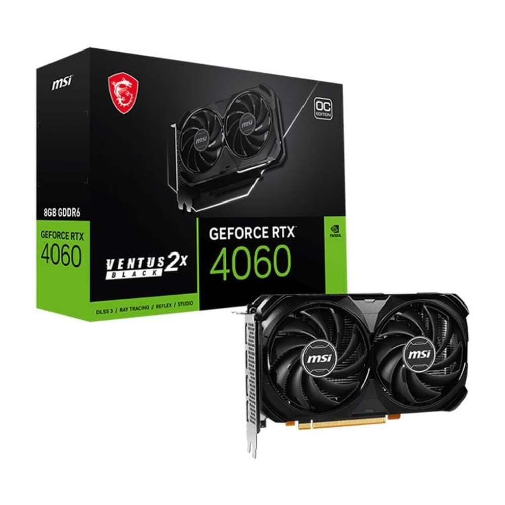 VGA MSI RTX 4060 VENTUS 2X BLACK 8GB OC