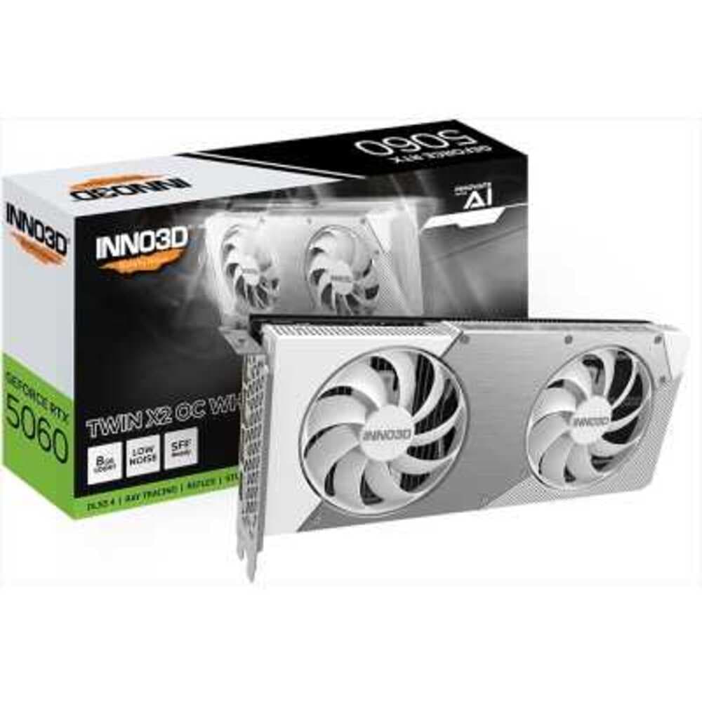 VGA Inno3d RTX 5060 Twin X2 OC 8GB WHITE