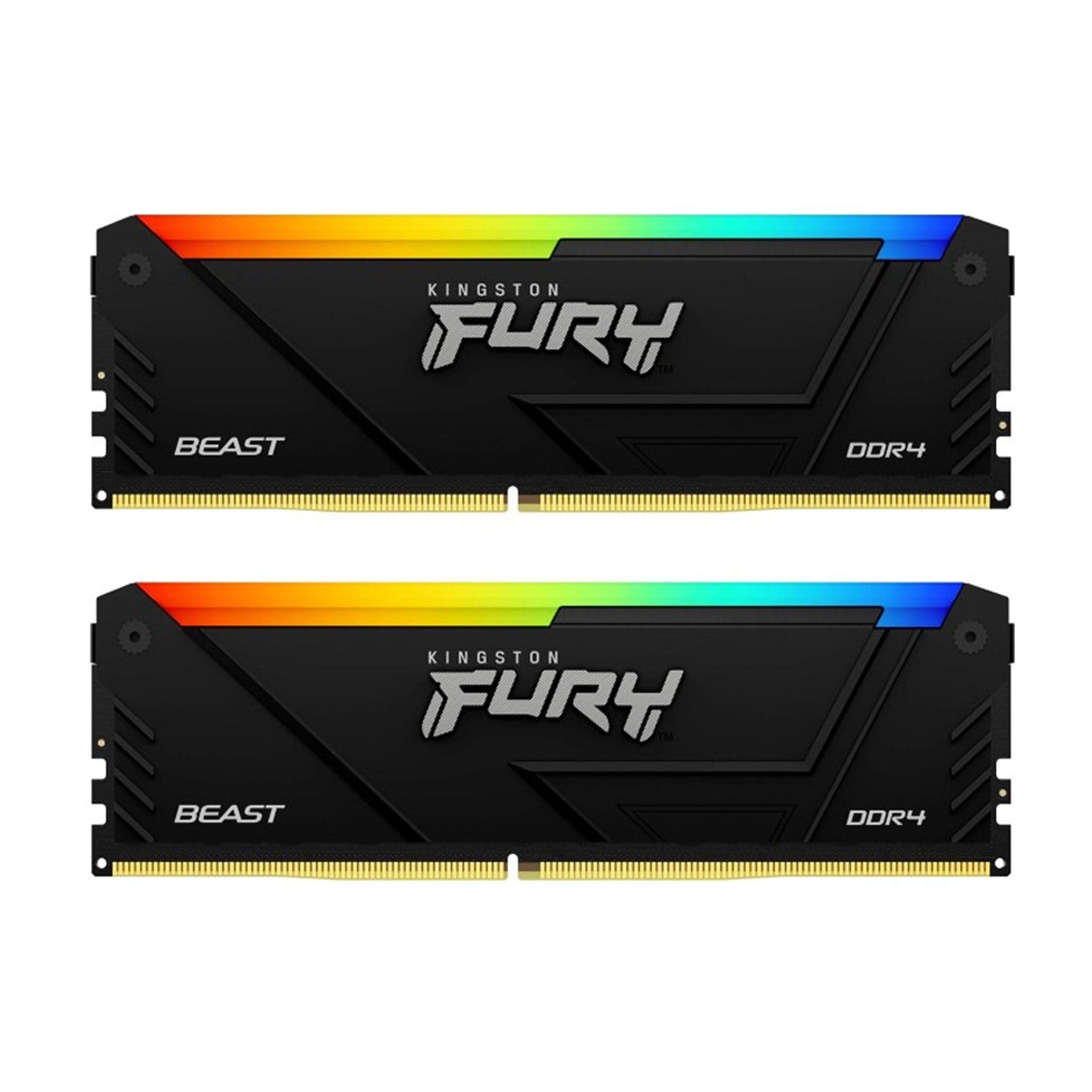 RAM Kingston FURY Beast RGB 16GB (2x8GB) DDR4 3200MHz