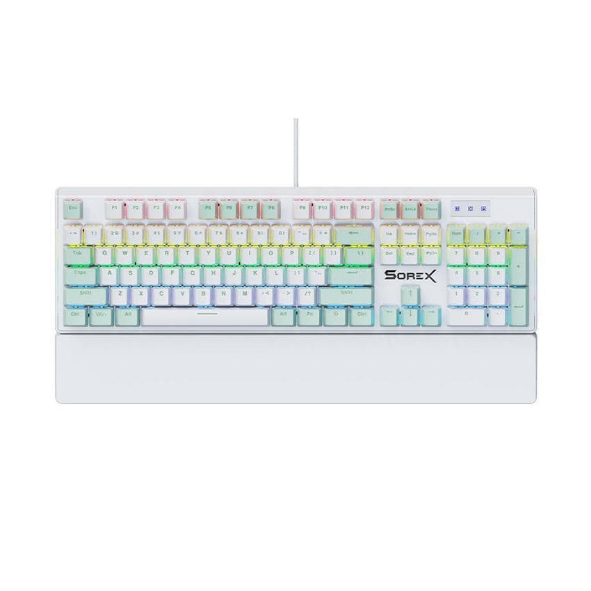 Bàn Phím Cơ SK105 SOREX Full Side White Green